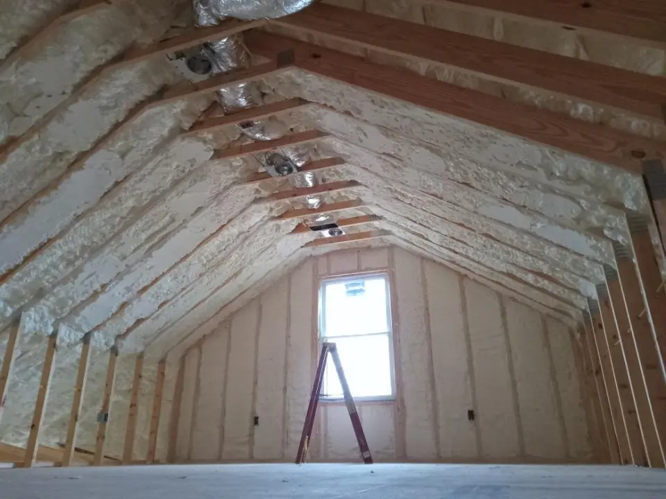 Spray foam roofing application for Crawl Space Insulation project in Five Forks